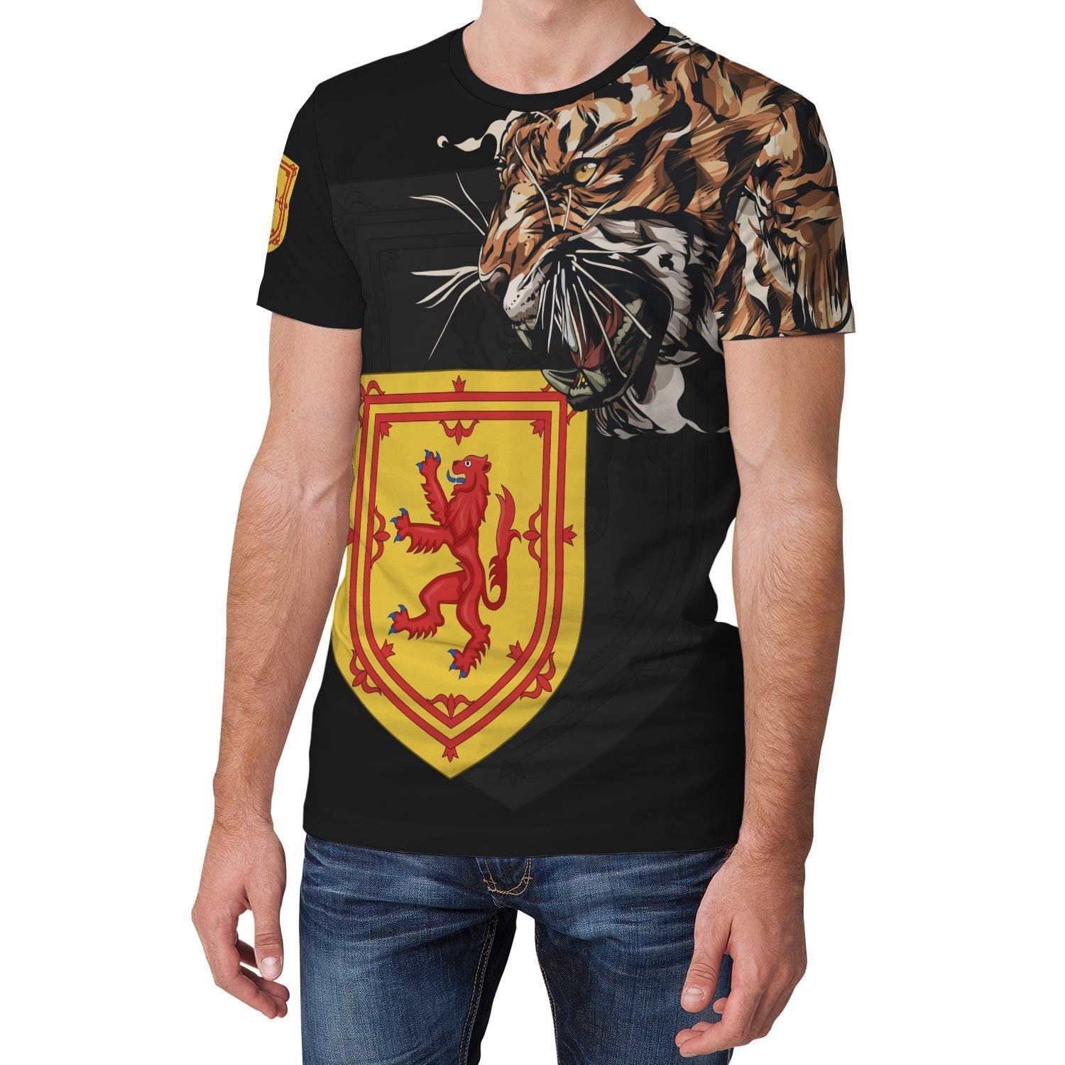 Scotland T shirt Tiger - Special Version - Vibe Hoodie Shop