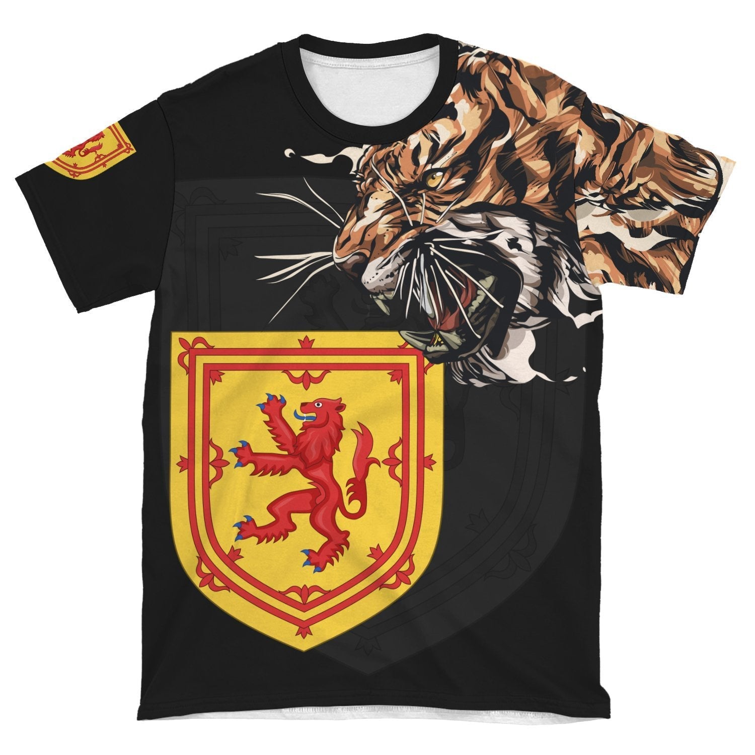 Scotland T shirt Tiger - Special Version - Vibe Hoodie Shop