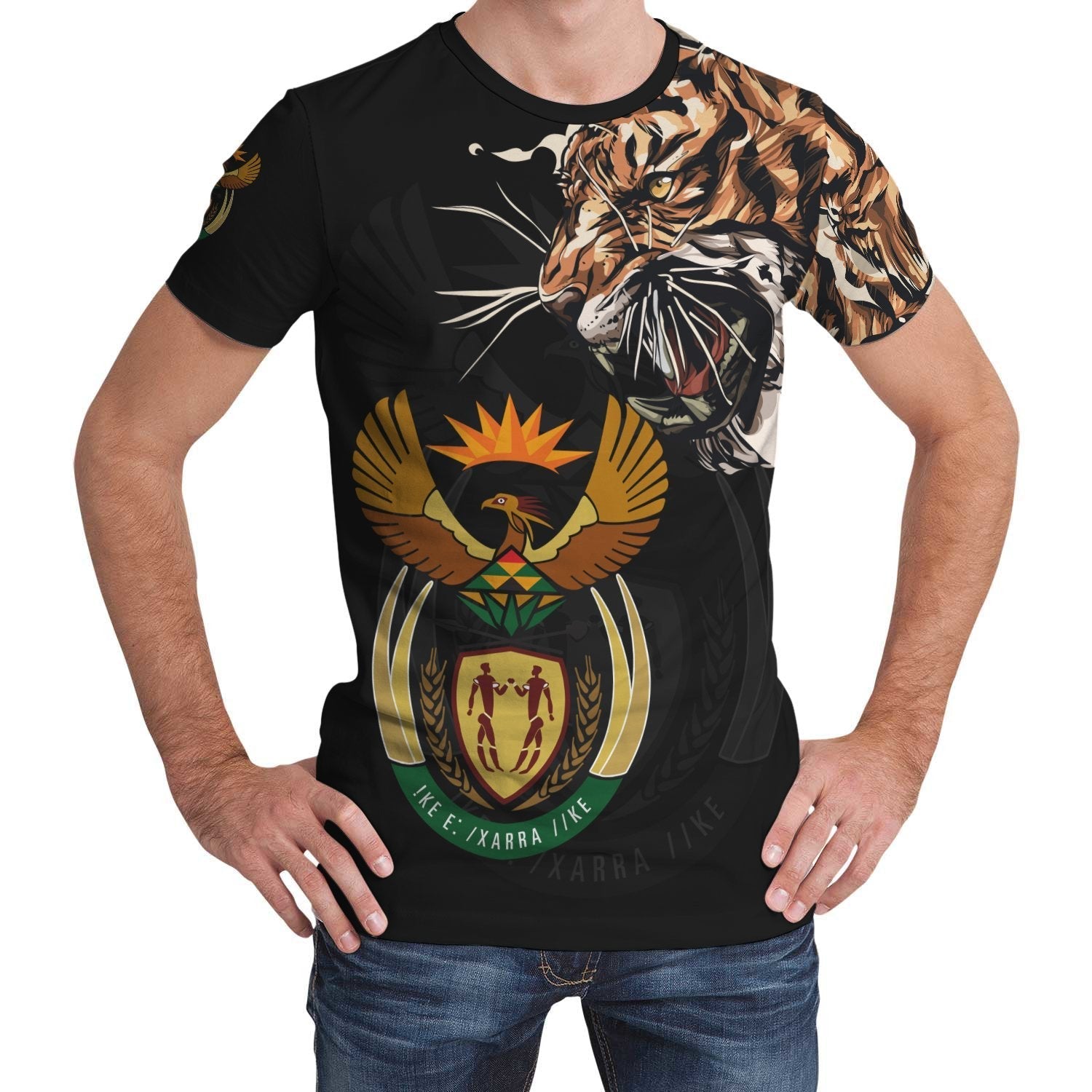 South Africa T shirt Tiger - Special Version - Vibe Hoodie Shop