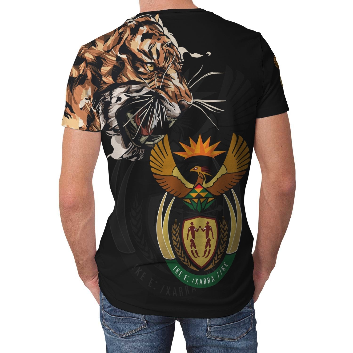 South Africa T shirt Tiger - Special Version - Vibe Hoodie Shop