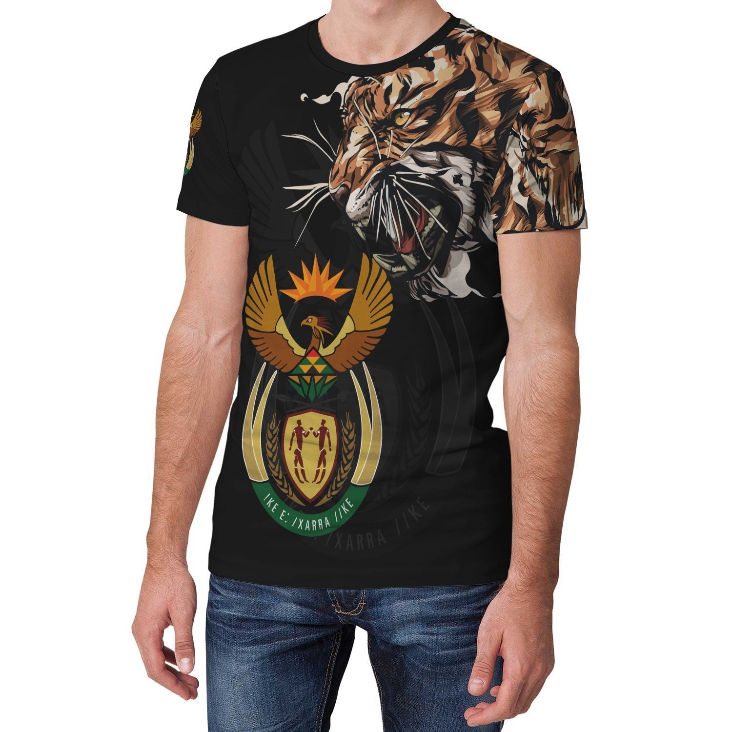 South Africa T shirt Tiger - Special Version - Vibe Hoodie Shop