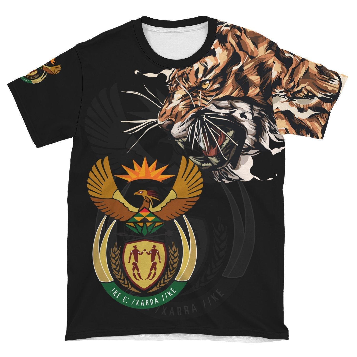 South Africa T shirt Tiger - Special Version - Vibe Hoodie Shop