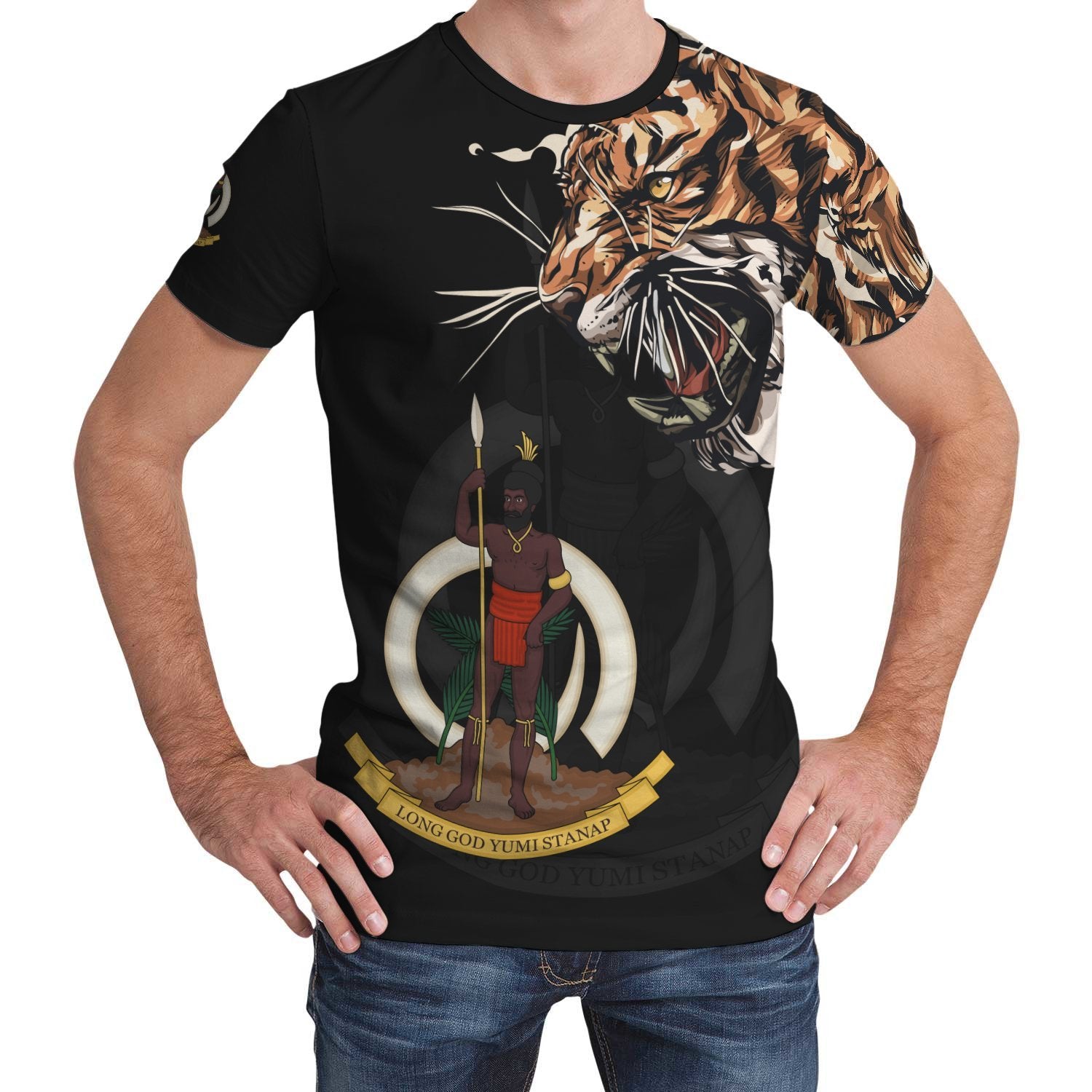 Vanuatu T shirt Tiger - Special Version - Vibe Hoodie Shop