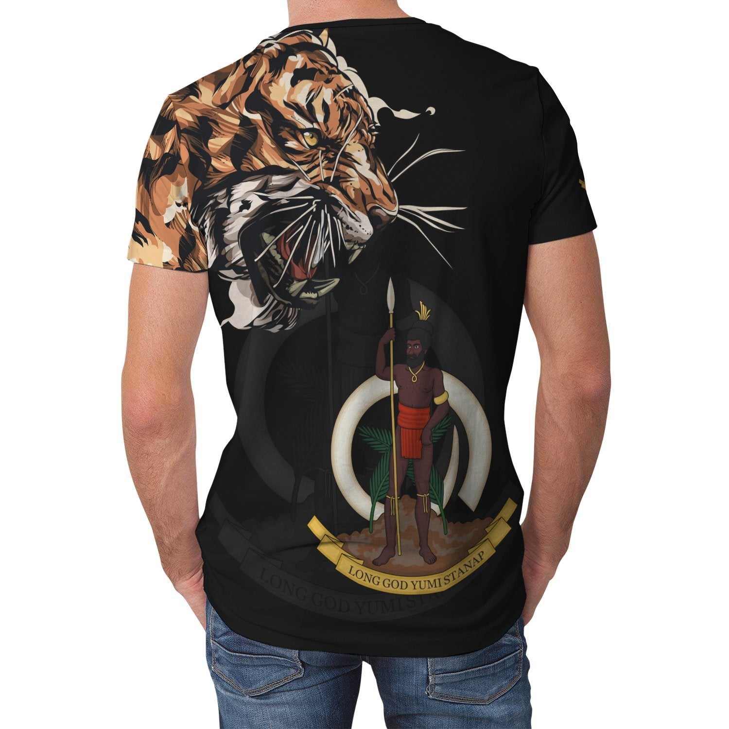 Vanuatu T shirt Tiger - Special Version - Vibe Hoodie Shop