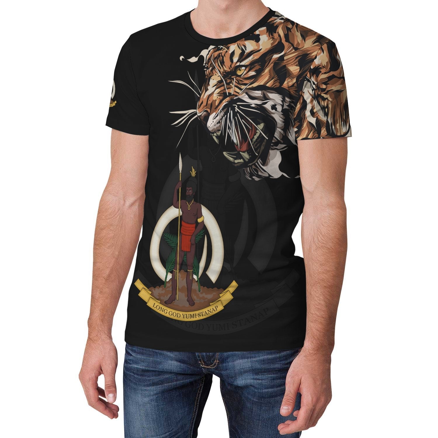 Vanuatu T shirt Tiger - Special Version - Vibe Hoodie Shop