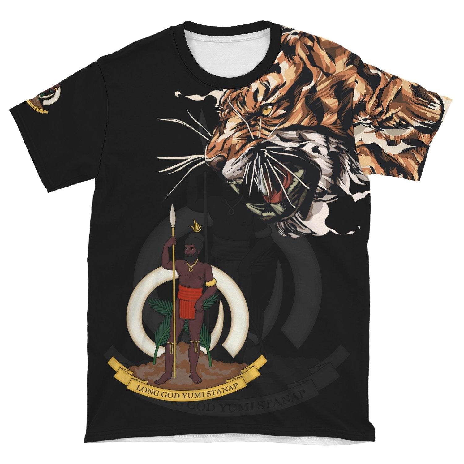 Vanuatu T shirt Tiger - Special Version - Vibe Hoodie Shop