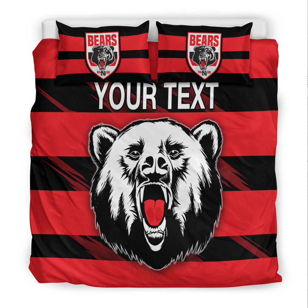 (Custom Personalised) The Bears Bedding Set North Sydney Bears Strong Comeback - Vibe Hoodie Shop