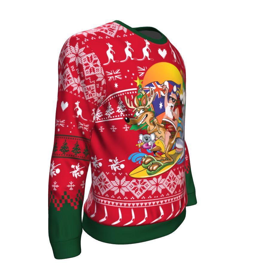 Australia Christmas Sweater - Santa Claus Shirt Merry Christmas - Vibe Hoodie Shop