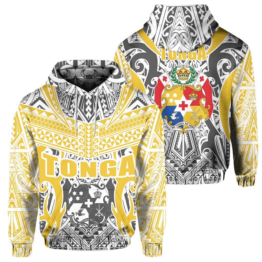 Tonga Hoodie - Kingdom Of Tonga Pullover - Gold Ver - Vibe Hoodie Shop