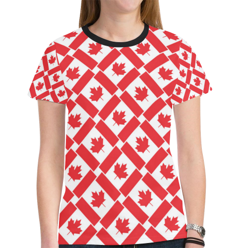 Canada Flag Seamless T shirt - Vibe Hoodie Shop