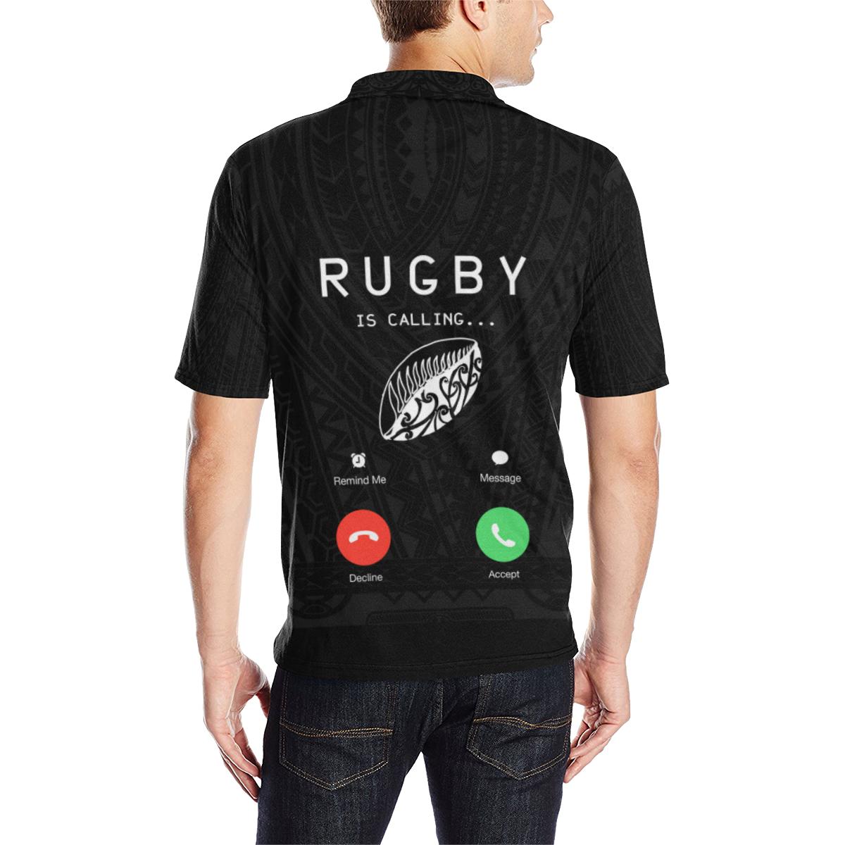 Rugby Is Calling New Zealand Polo Shirt - Vibe Hoodie Shop