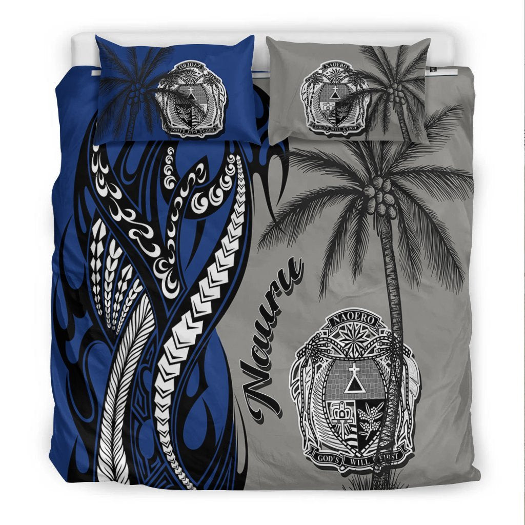 Nauru Bedding Set - Classical Coconut Tree - Vibe Hoodie Shop