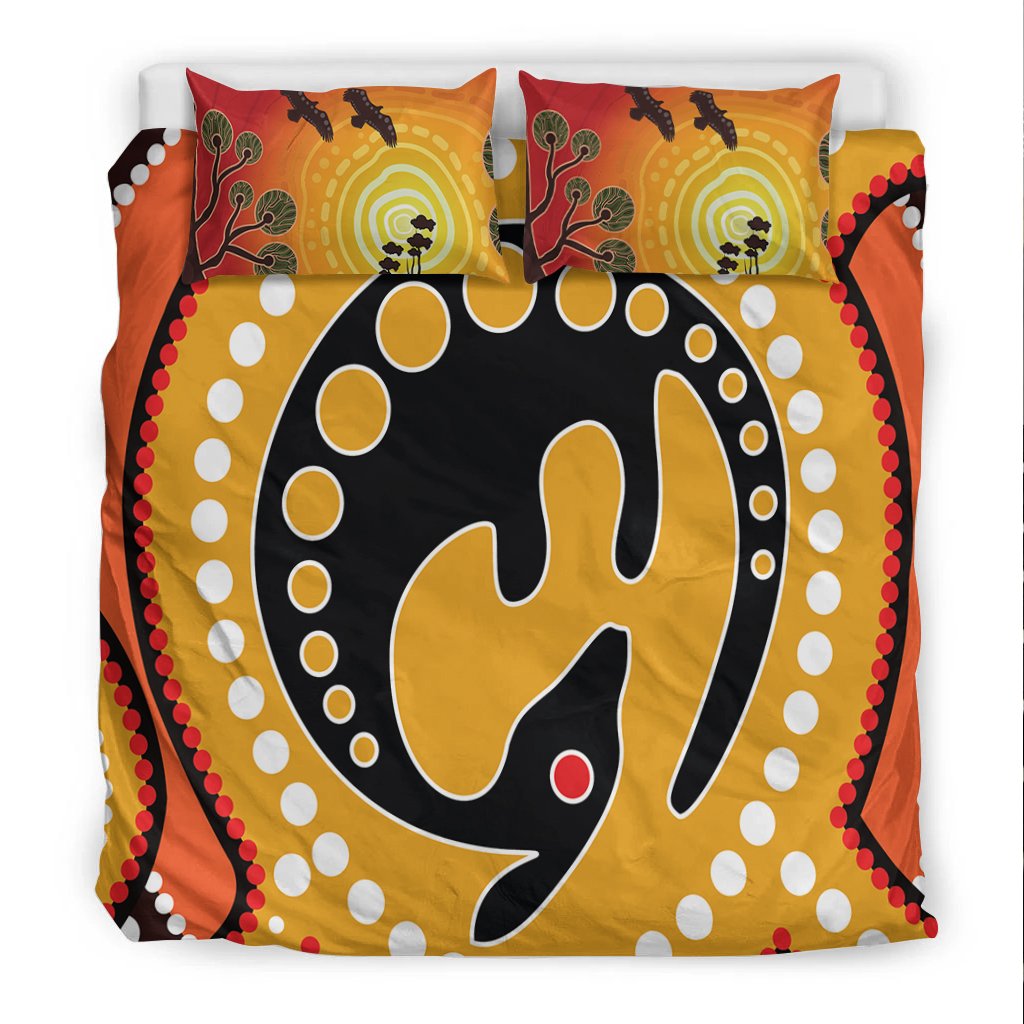 Aboriginal Bedding Set - Baby Kangaroo - Vibe Hoodie Shop