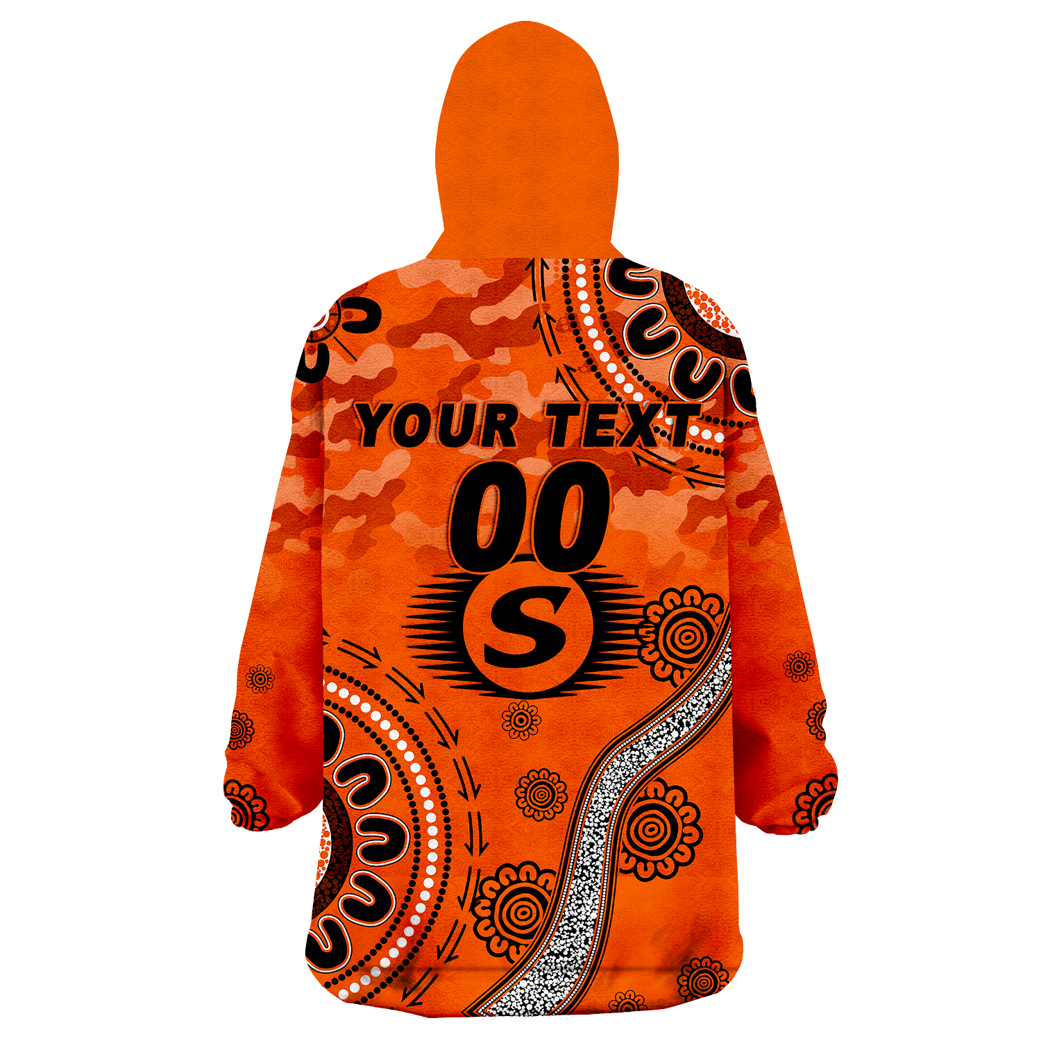 (Custom Personalised) Perth Scorchers ANZAC Day Aboriginal Wearable Blanket Hoodie - - Vibe Hoodie Shop