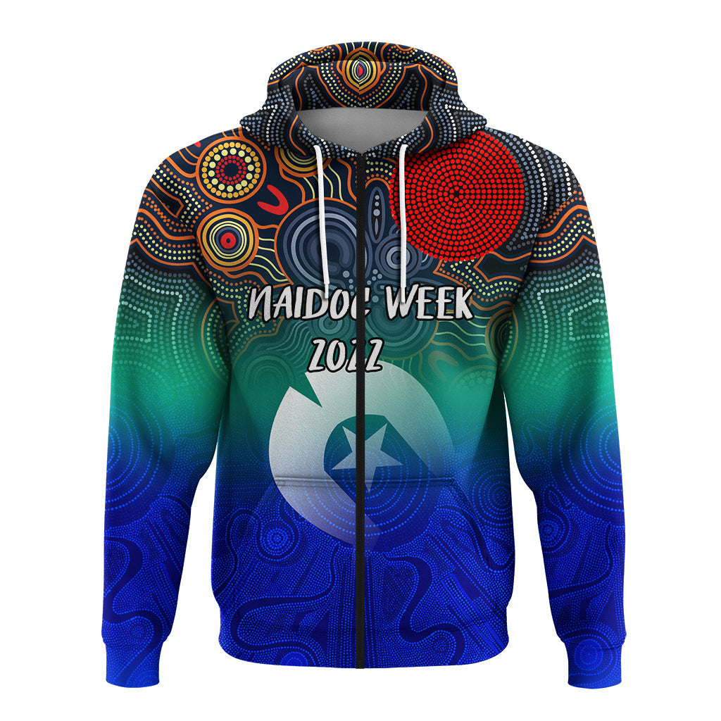 NAIDOC Week 2022 Torres Strait Islanders With Aboriginal - Dot Painting Art Hoodie - LT12 - Vibe Hoodie Shop