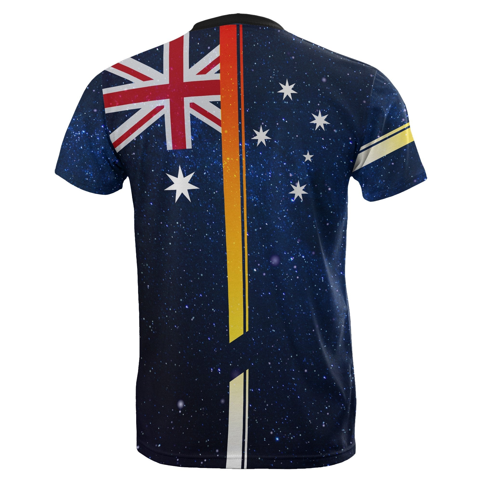 T shirt - Kangaroo T shirt Aus Flag Southern Cross - Unisex - Vibe Hoodie Shop