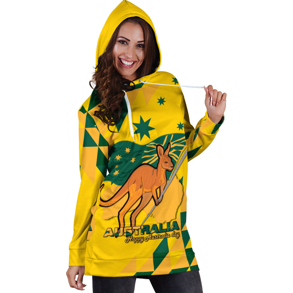 Australia Day Proud To Be Aussie Hoodie  Dress - - Vibe Hoodie Shop