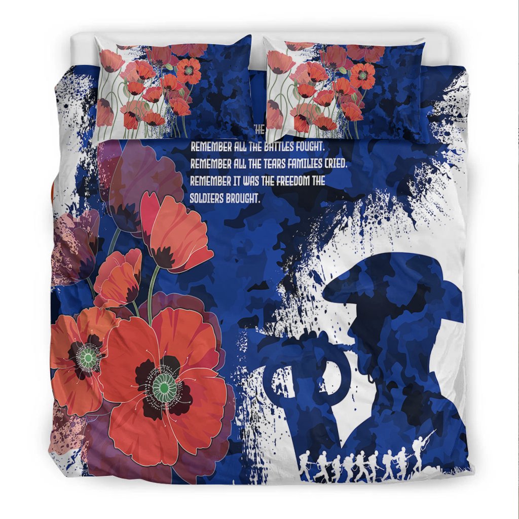 Custom ANZAC Bedding Set - ANZAC Day 2021 - Vibe Hoodie Shop