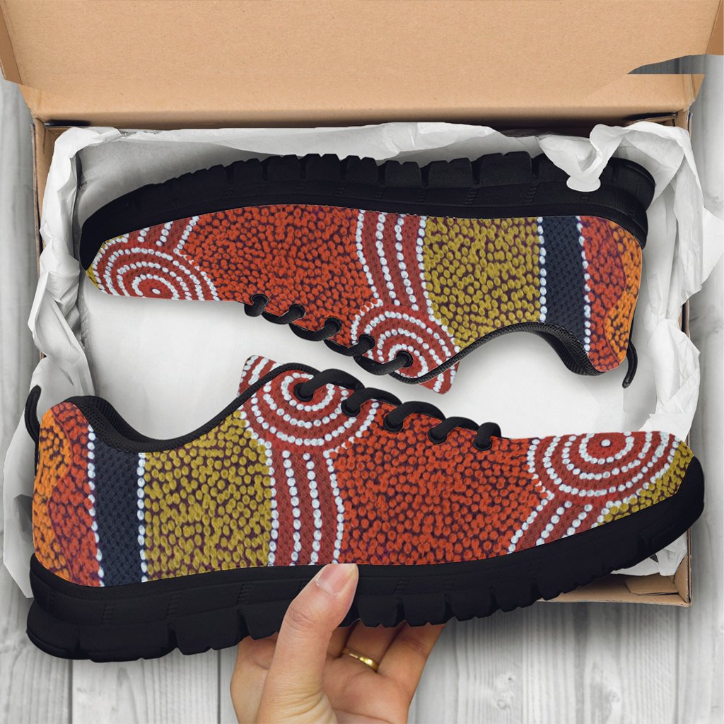 Sneakers - Aboriginal Dot Style - Vibe Hoodie Shop