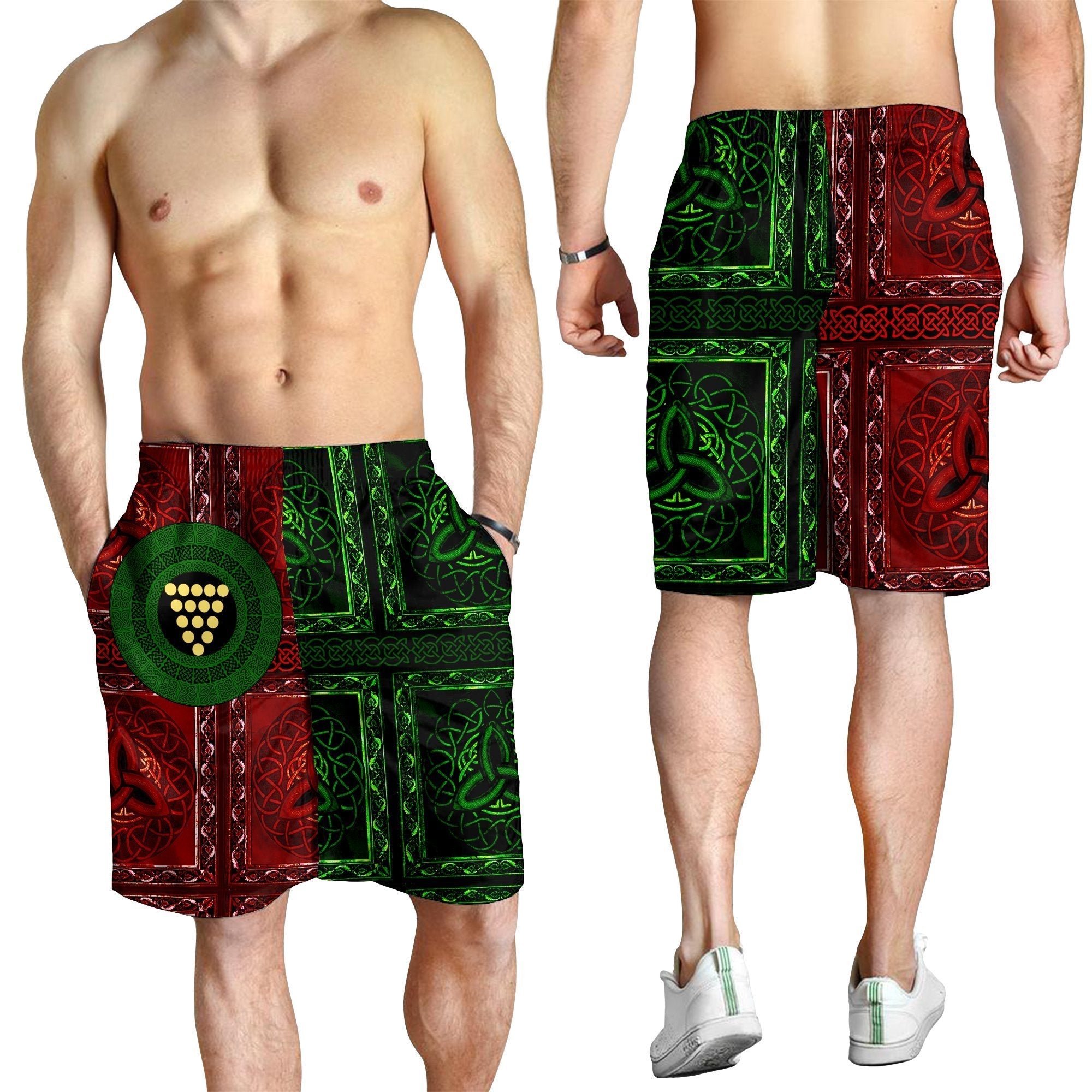 VibeHoodie Men Short - Cornwall Circle Celtic - Vibe Hoodie Shop