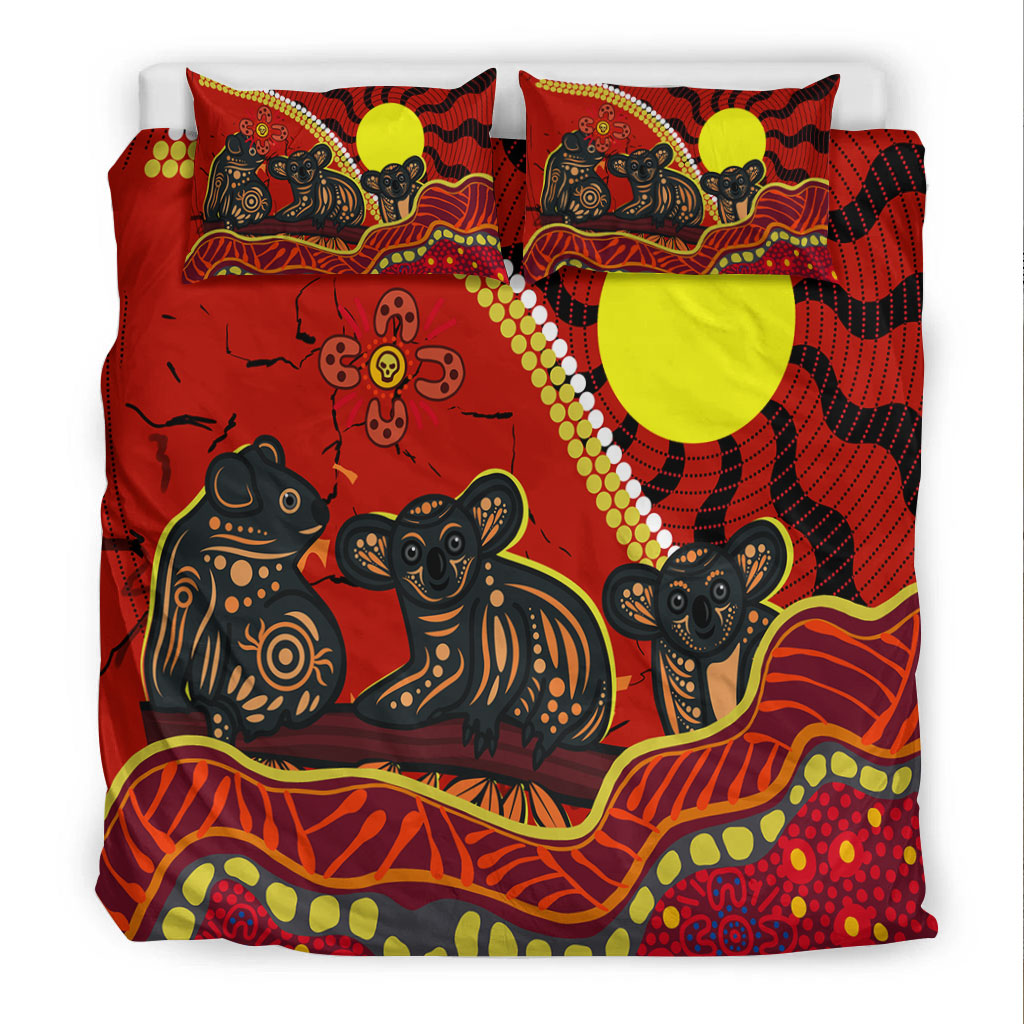 Aboriginal Koala Painting Bedding Set - - Vibe Hoodie Shop