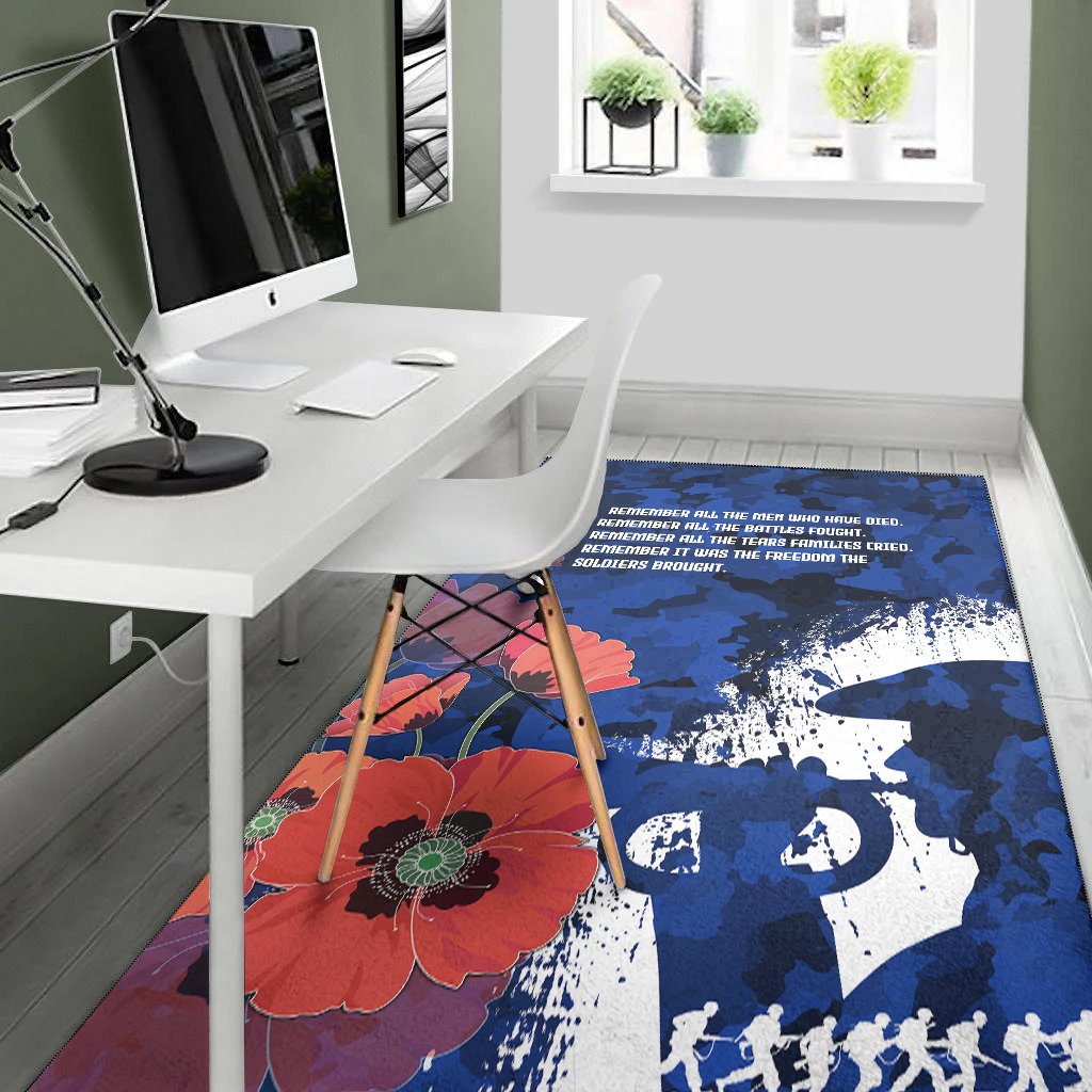 Custom ANZAC Area Rug - ANZAC Day 2021 - Vibe Hoodie Shop