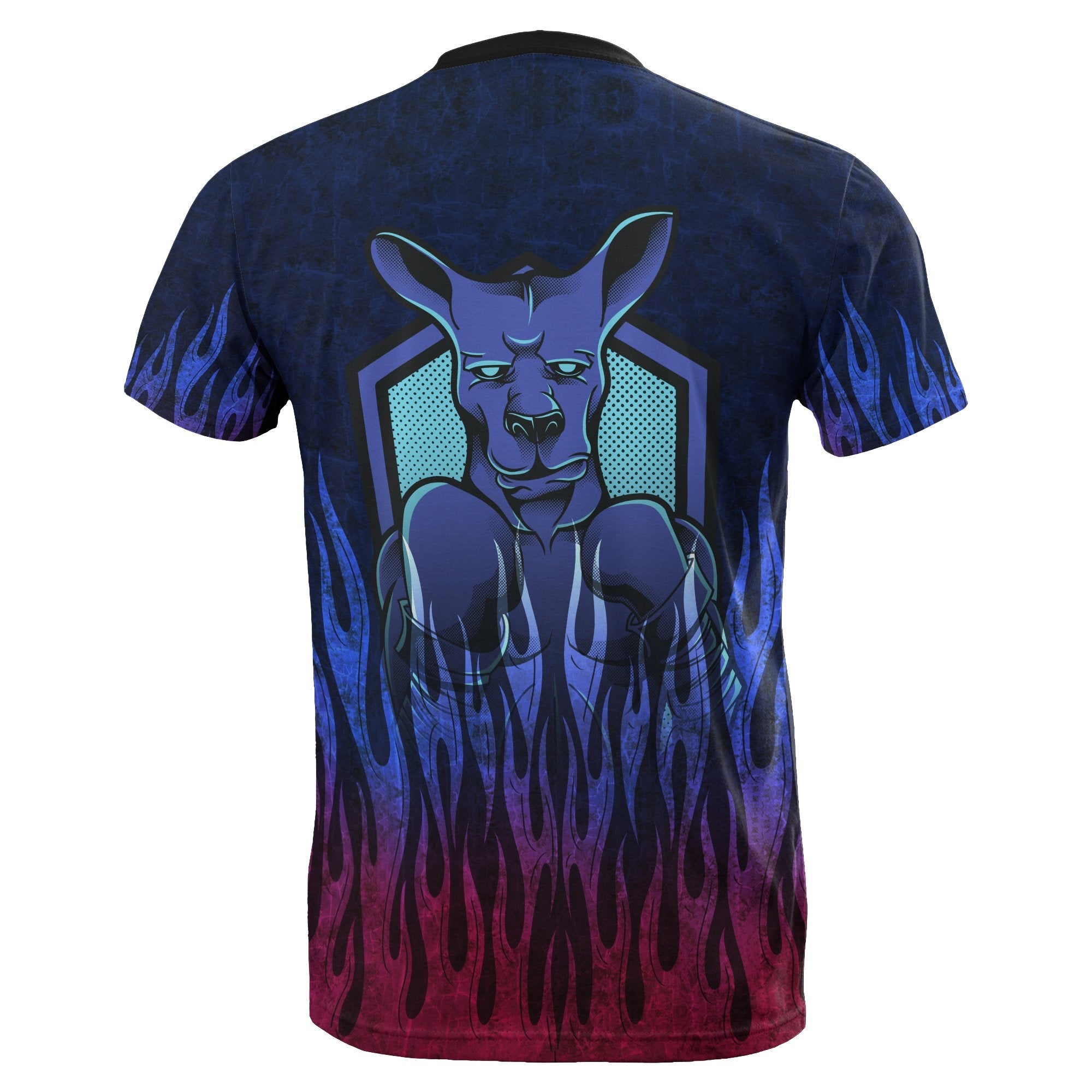 T shirt - Kangaroo T shirt Flame - Unisex - Vibe Hoodie Shop