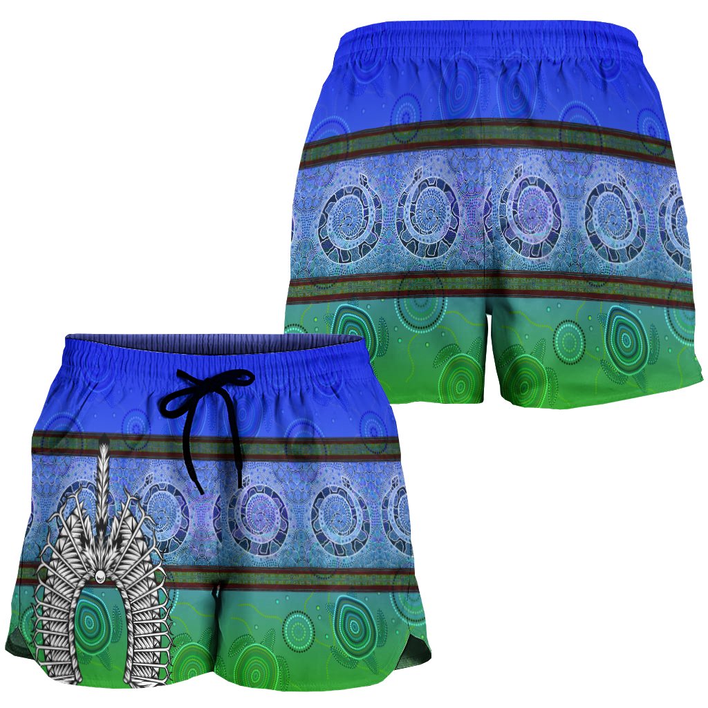 women-short-turtle-with-dhari-mask-snake-patterns