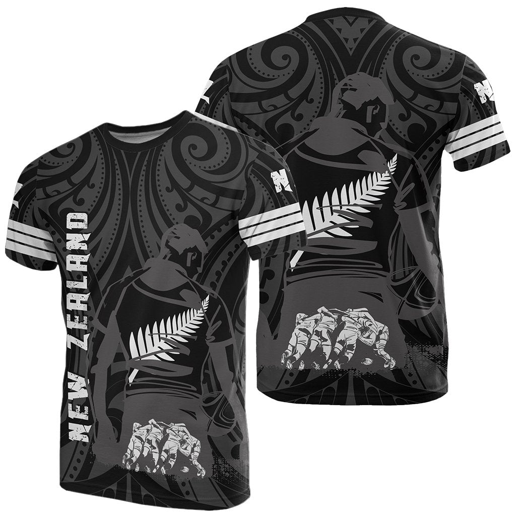 New Zealand Flag T shirt - Rugby Winner - Vibe Hoodie Shop