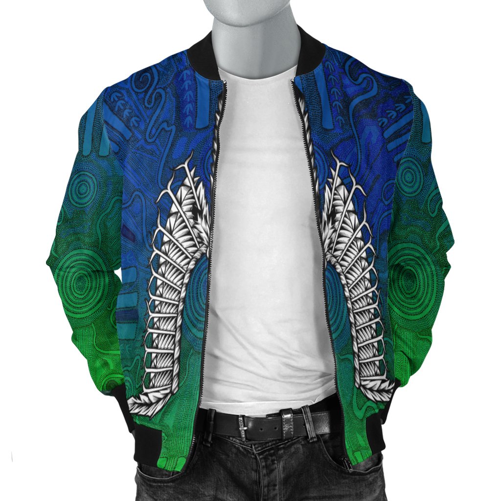 Torres Strait Islanders Men's Bomber Jacket - Dhari Mask - Vibe Hoodie Shop