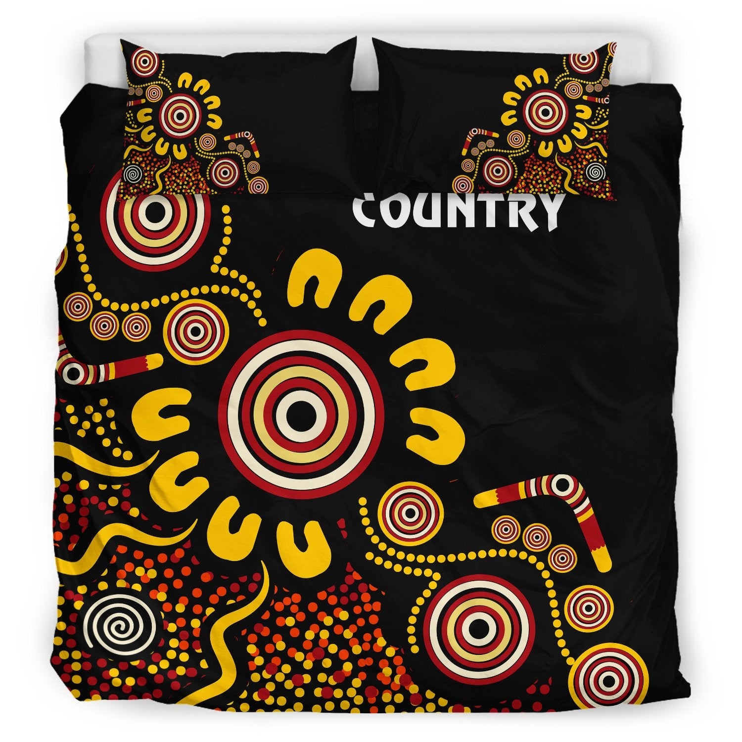 Australia NAIDOC Week Bedding Set - NAIDOC Week 2021 - Heal Country - Vibe Hoodie Shop