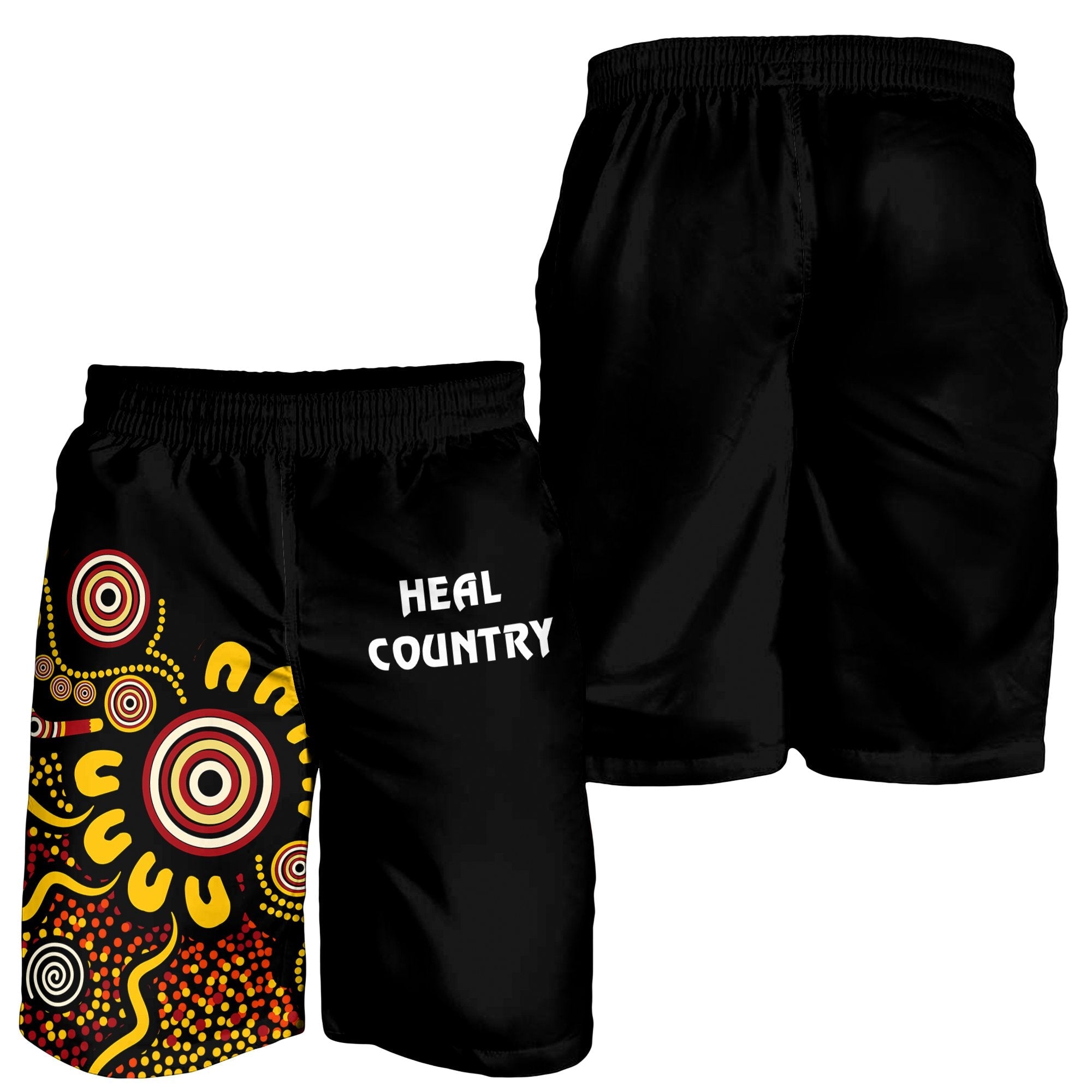 Australia NAIDOC Week Men's Short - NAIDOC Week 2021 - Heal Country - Vibe Hoodie Shop