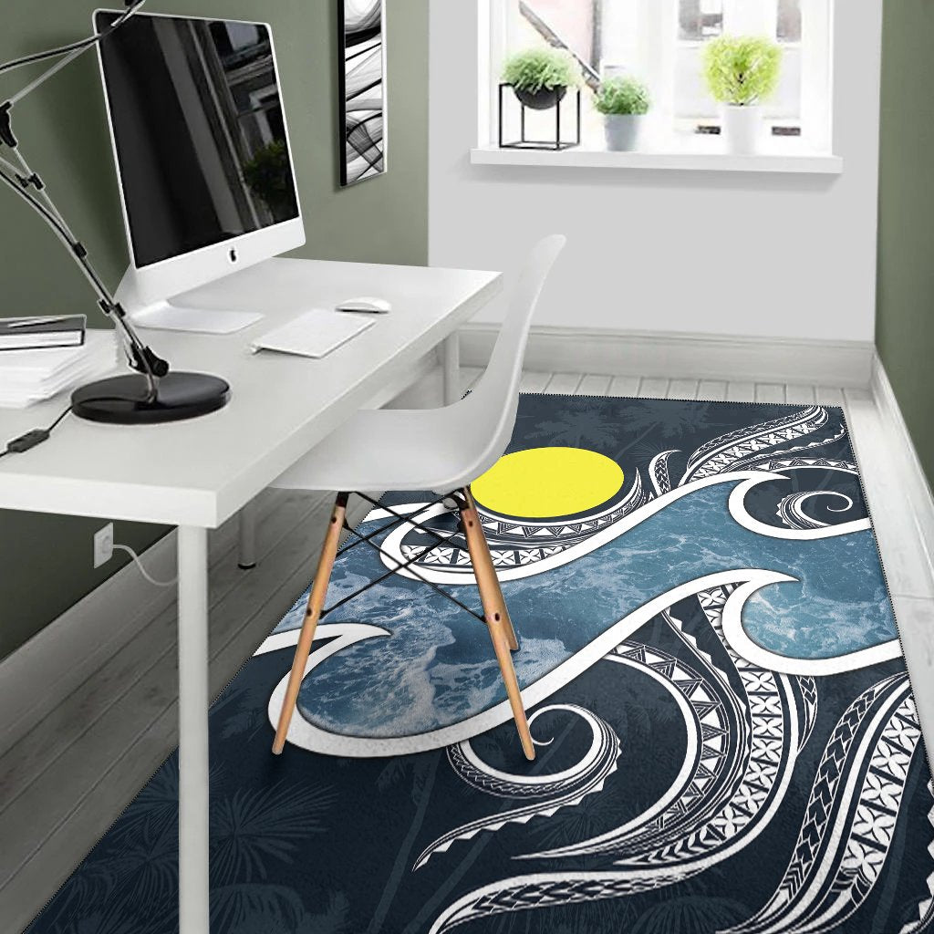 Palau Polynesian Area Rug - Ocean Style - Vibe Hoodie Shop