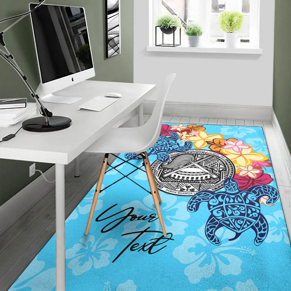 American Samoa Area Rug - Custom Personalised Tropical Style - Vibe Hoodie Shop