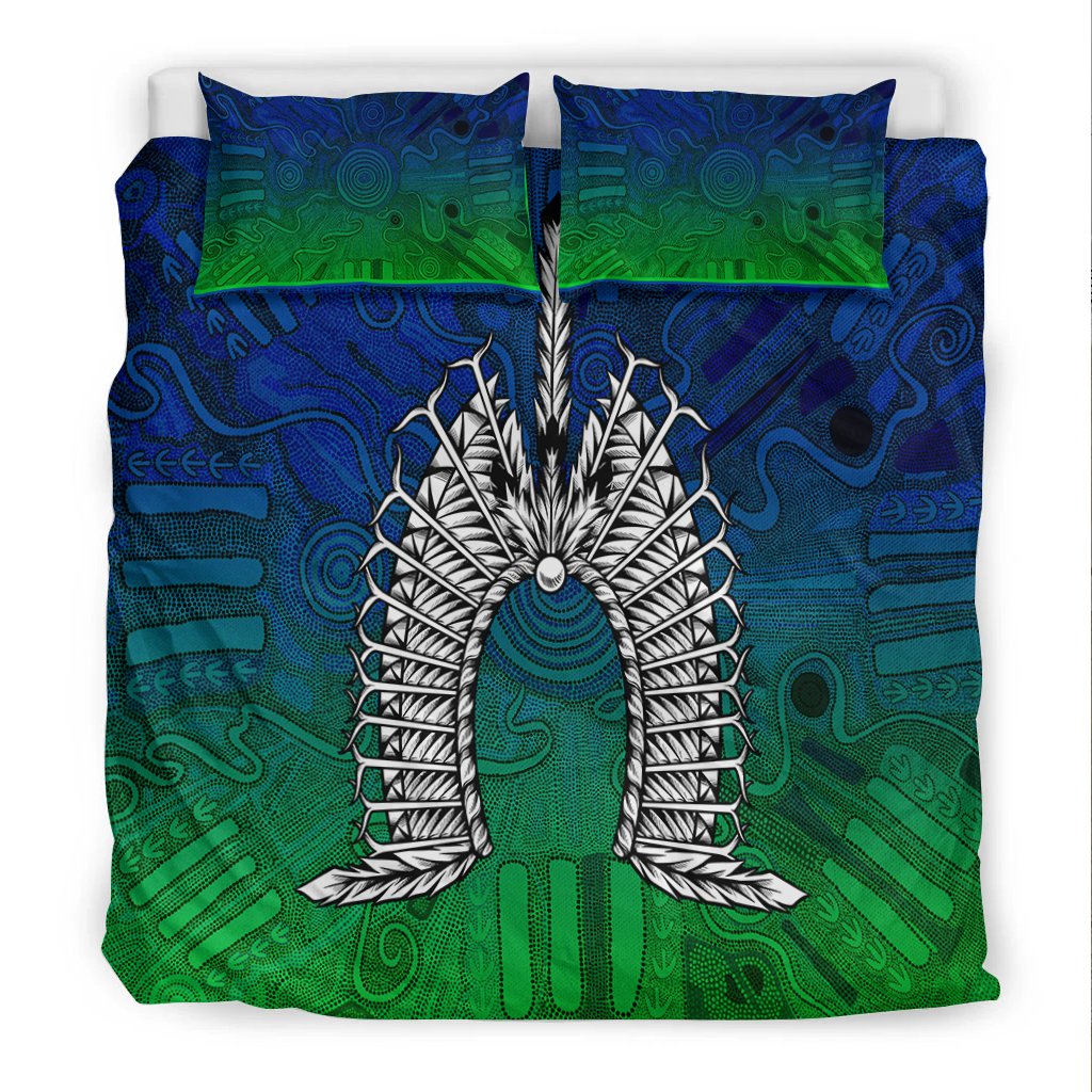 Torres Strait Islanders Bedding Set - Dhari Mask - Vibe Hoodie Shop