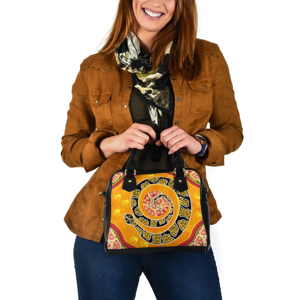 Sherpa Hoodie - Aboriginal Unique Style Snake Orange Color 2021 - Vibe Hoodie Shop