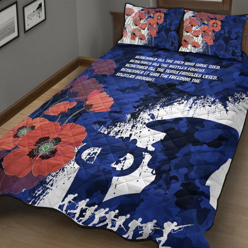 Custom ANZAC Quilt Bed Set - ANZAC Day 2021 - Vibe Hoodie Shop