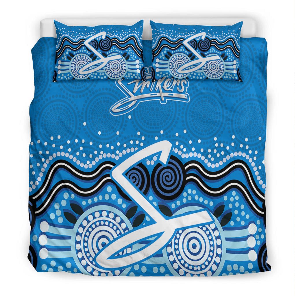 Adelaide Strikers Bedding Set - Aboriginal Style Of Dot - - Vibe Hoodie Shop