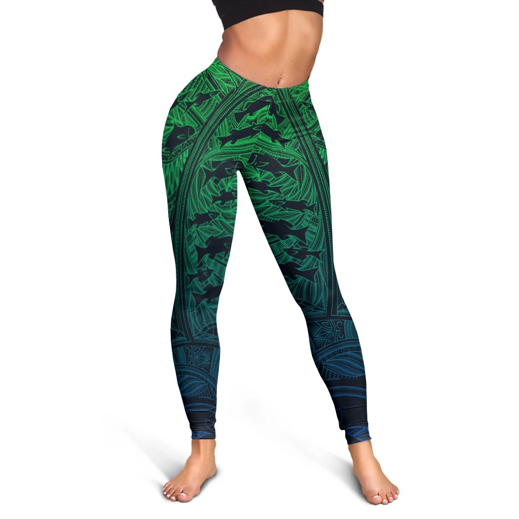 Torres Strait Islanders Leggings - Ocean Art - Vibe Hoodie Shop