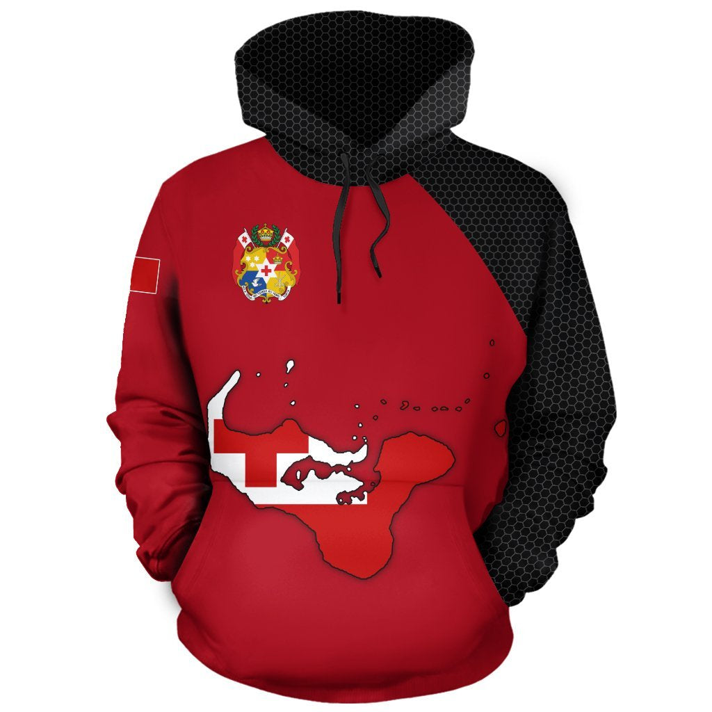 Tonga Map Hoodie - Vibe Hoodie Shop