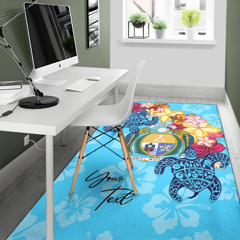 Nauru Area Rug - Custom Personalised Tropical Style - Vibe Hoodie Shop