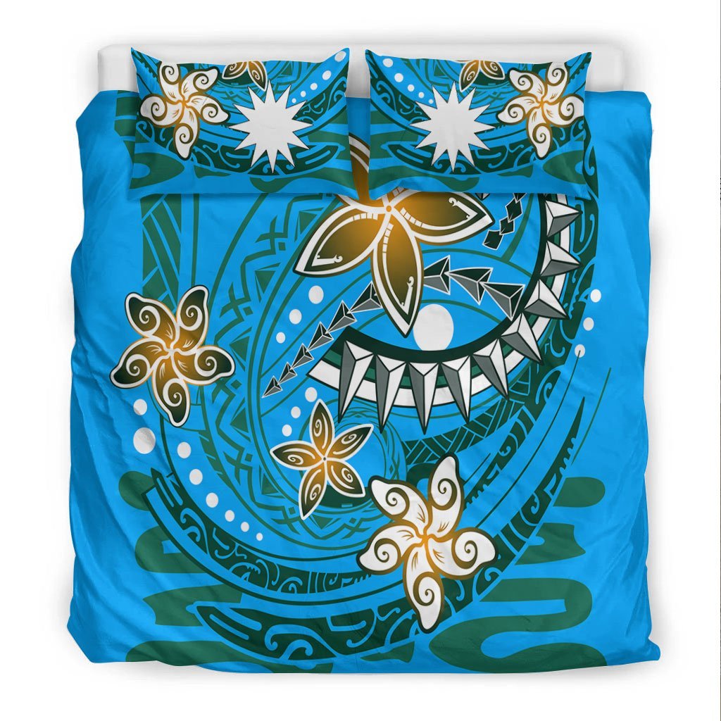 Nauru Bedding Set - Spring Style Blue Color - Vibe Hoodie Shop
