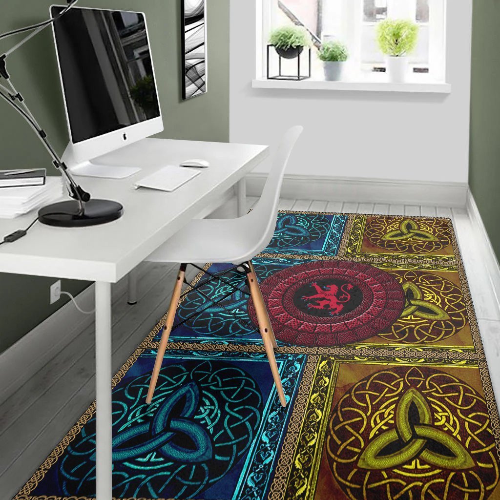 VibeHoodie Area Rug - Scotland Circle Celtic - Vibe Hoodie Shop