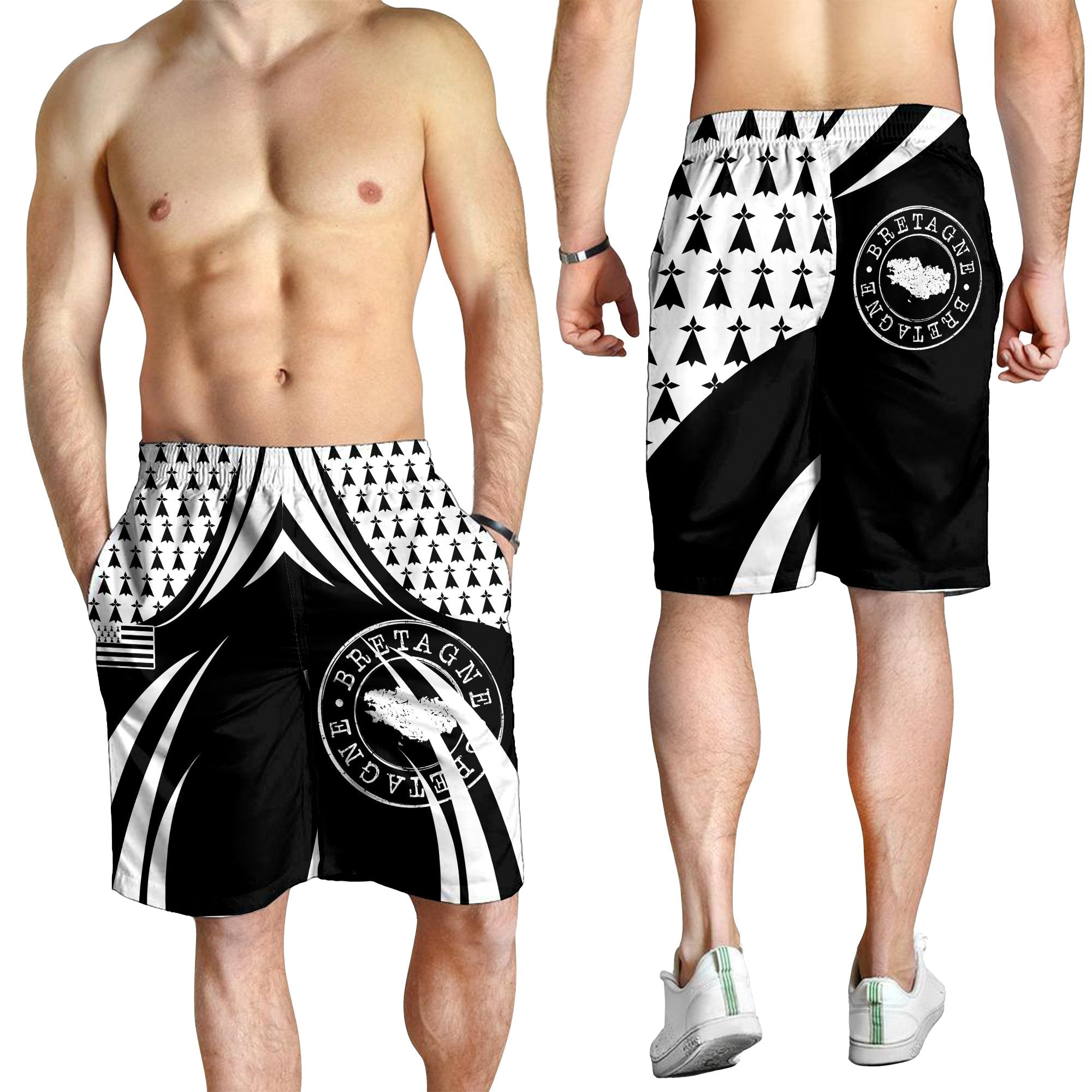 Brittany Celtic Men's Shorts - Legend of Brittany - Vibe Hoodie Shop