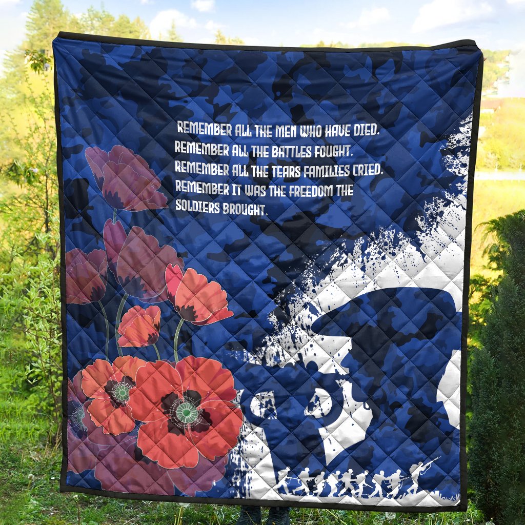 Custom ANZAC Premium Quilt - ANZAC Day 2021 - Vibe Hoodie Shop