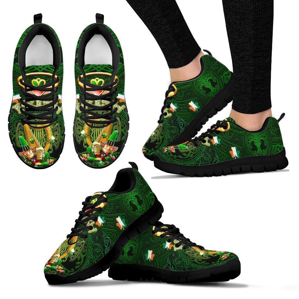 Irish Leprechaun St. Patrick's Day 2021 Sneakers - Ireland's Trickster Fairies - Vibe Hoodie Shop