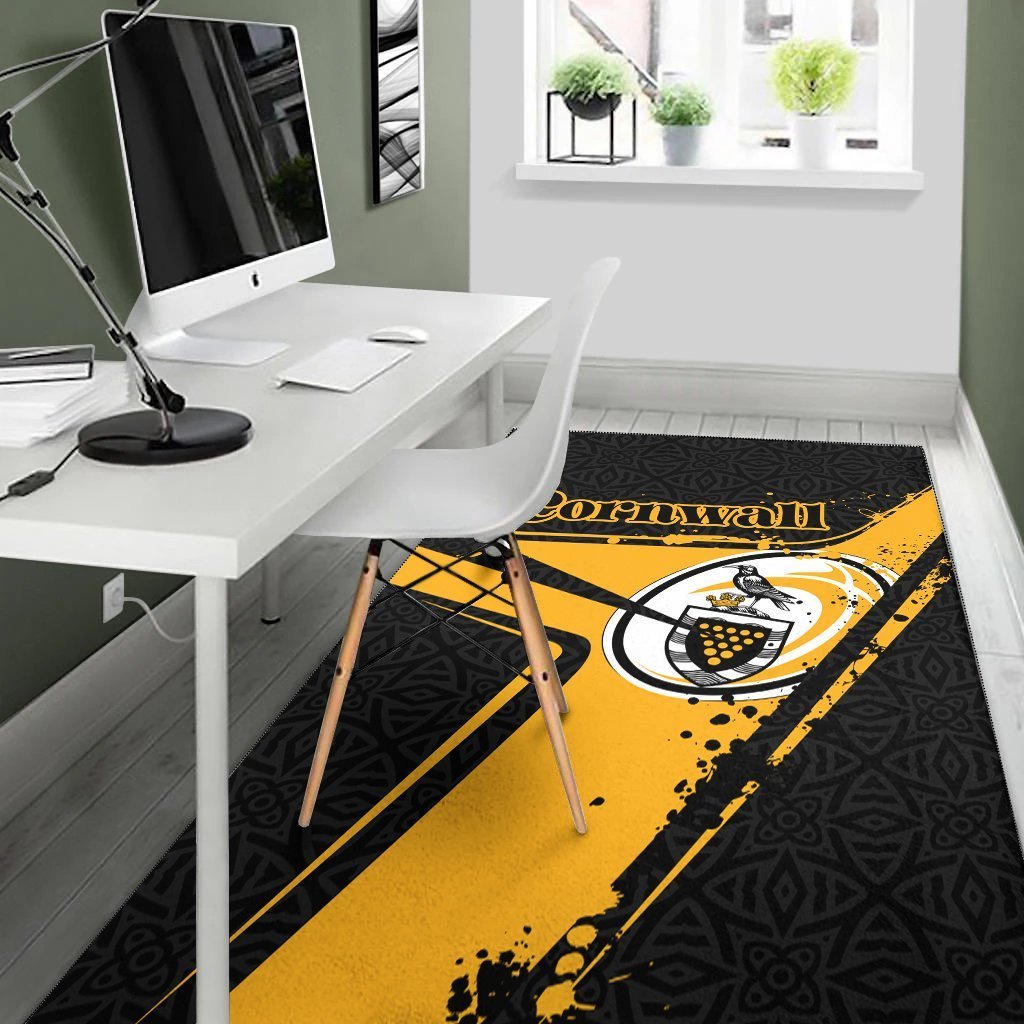 Cornwall Rugby Area Rug - Cornish Rugby - Vibe Hoodie Shop