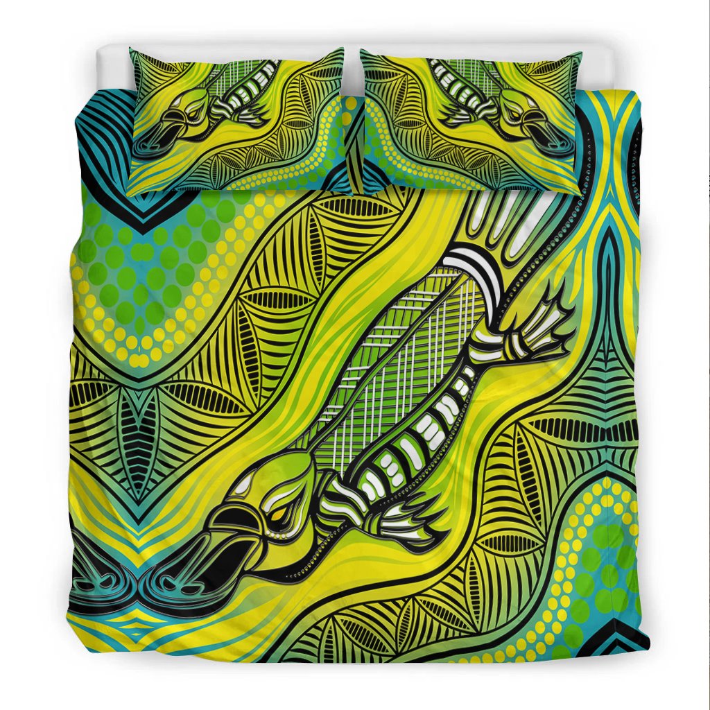 Bedding Set - Aboriginal Platypus - Vibe Hoodie Shop