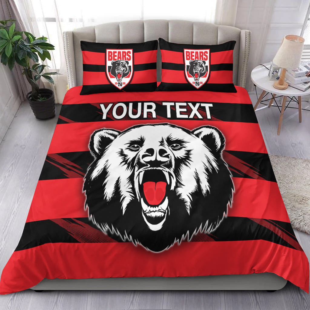 (Custom Personalised) The Bears Bedding Set North Sydney Bears Strong Comeback - Vibe Hoodie Shop