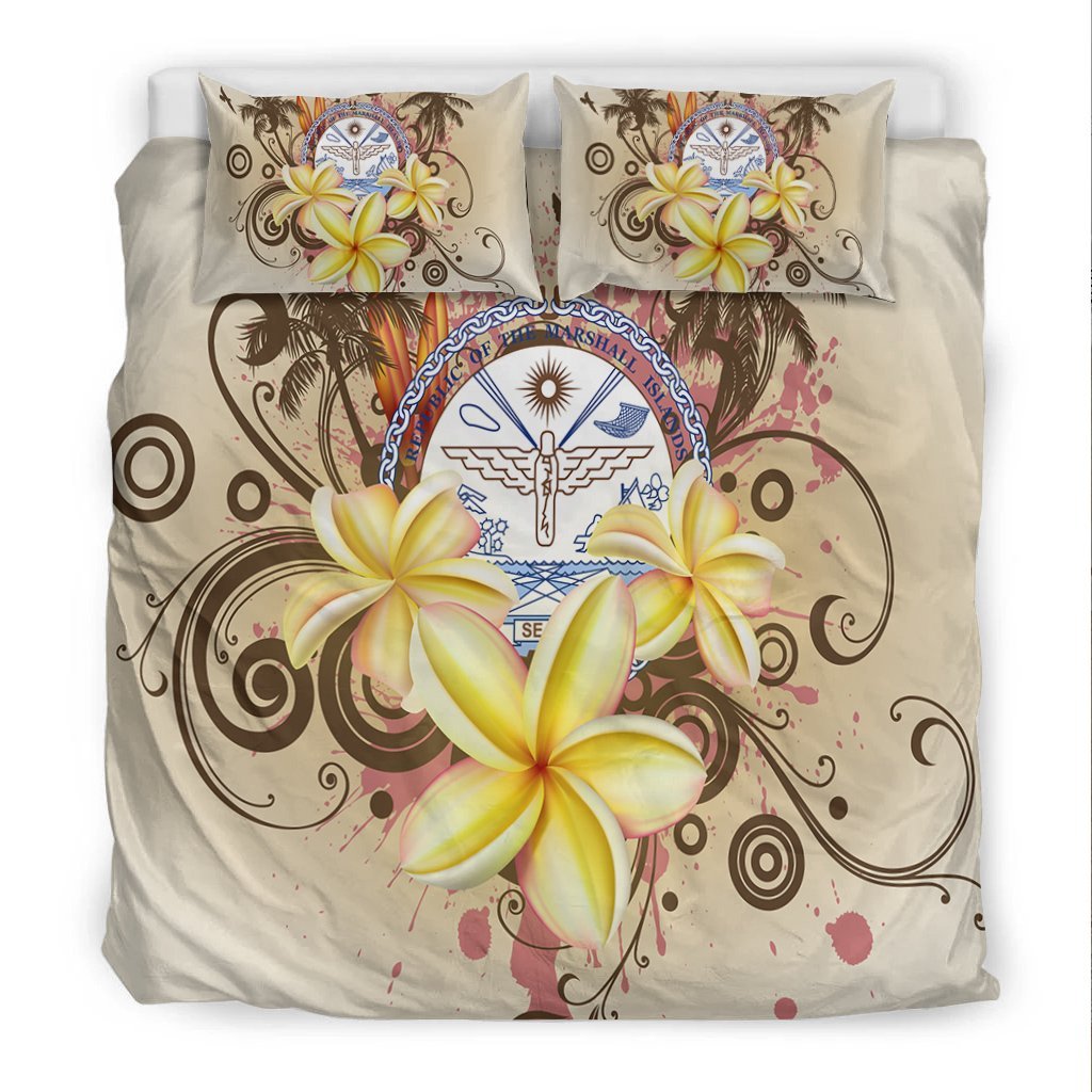 Marshall Islands Polynesian Bedding Set - Summer Tropical - Vibe Hoodie Shop